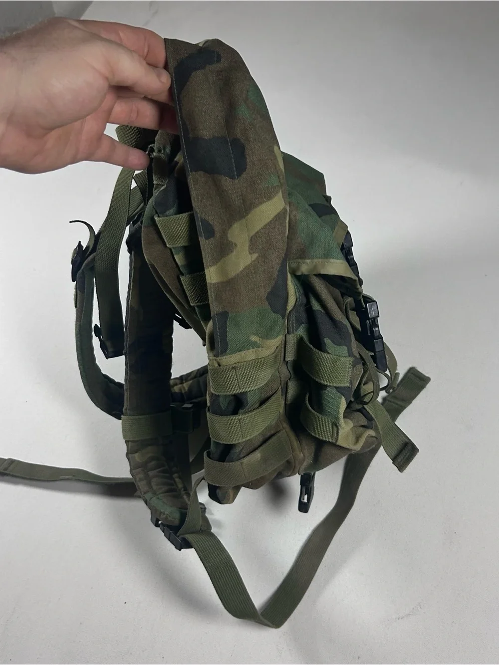US Army Woodland Patrol Pack BDU M81 Camo Assault Backpack